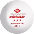Набір м'ячів для настільного тенісу Donic EXCLUSIVE (ADVANTGARDE) 3* 40+ білий (3 штуки) 608334-40+