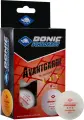 Набор мячей для настольного тенниса Donic EXCLUSIVE (ADVANTGARDE) 3* 40+ белый (6 штук) 608530