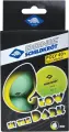 Набір м'ячів для настільного тенісу Donic GLOW IN THE DARK POLY 40+ зелений (6 штук) 608507