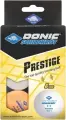Набір м'ячів для настільного тенісу Donic PRESTIGE 2* 40+ оранжево-білий (6 штук) 608523