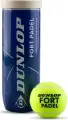 Набір м'ячів для падл-тенісу Dunlop FORT PADEL 3PET жовтий (3 штуки) 601555