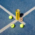 Набір м'ячів для падл-тенісу Dunlop TEAM PADEL 3PET жовтий (3 штуки) 601553