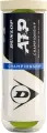 Набір м'ячів для тенісу Dunlop ATP CHAMPIONSHIP 3B жовтий (3 штуки) 601626