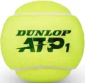 Набір м'ячів для тенісу Dunlop ATP OFFICIAL 3B жовтий (3 штуки) 601313