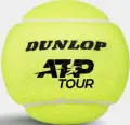 Набір м'ячів для тенісу Dunlop ATP TOUR 4B жовтий (4 штуки) 601599