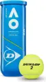 Набір м'ячів для тенісу Dunlop AUSTRALIAN OPEN 3B жовтий (3 штуки) 601354