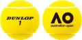 Набір м'ячів для тенісу Dunlop AUSTRALIAN OPEN 4B жовтий (4 штуки) DAO