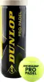 Набір м'ячів для падл-тенісу Dunlop PRO PADEL 3PET жовтий (3 штуки) 601673