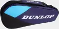 Сумка для тенісу Dunlop FX CLUB 3 фіолетово-блакитно-чорна 10369995