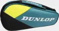 Сумка для тенісу Dunlop SX CLUB 3 бірюзово-жовто-чорна 10364028