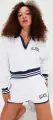 Свитшот женский Ellesse CROCETTA бело-темно-синий SGV20265-908