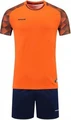 Футбольная форма детская Europaw 028 Classic light (kid) оранжево-темно-синяя europaw472