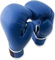 Перчатки боксерские кожаные Europaw синие europaw602