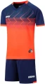 Комплект футбольної форми Europaw 029 SLAVA оранжево-темно-синій europaw632
