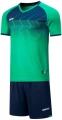Комплект футбольної форми Europaw 029 SLAVA зелено-темно-синій europaw635