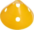 Фішка-конус тренувальна з отворами Europaw 14x30 см жовта europaw717