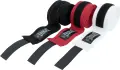 Бинти боксерські Everlast CORE HANDWRAPS 3 PACK білі, чорні, червоні (3 пари, 304,8 см) P00003251