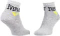 Носки Everlast QUARTER SOCKS 3 PAIR серые (3 пары) 179047