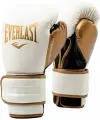 Рукавички боксерські Everlast POWERLOCK 2R TRAINING GLOVES біло-золоті (14 унцій) P00003050