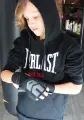 Рукавички-бінти дитячі Everlast PROSPECT 2 QUICK WRAPS чорно-сірі L/XL P00002986