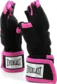 Перчатки-бинты женские Everlast EVERGEL HAND WRAPS черно-розовые S/M P00000736