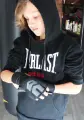 Рукавички-бінти дитячі Everlast PROSPECT 2 QUICK WRAPS чорно-сірі S/M P00002985
