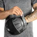 Лапы боксерские Everlast POWERLOCK FOCUS MITTS темно-серо-черные P00002746