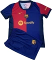 Футбольная форма детская Барселона (Barcelona) 2024-2025 домашняя темно-сине-красная F0009