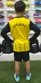 Футбольна форма з довгим рукавом дитяча Боруссія Дортмунд (Borussia Dortmund) 2024-2025 домашня жовто-чорна F0015