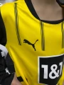 Футбольна форма з довгим рукавом дитяча Боруссія Дортмунд (Borussia Dortmund) 2024-2025 домашня жовто-чорна F0015