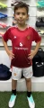 Футбольная форма детская Манчестер Юнайтед (Manchester United) 2024-2025 домашняя красно-белая F0024