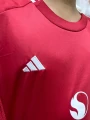 Футбольная форма детская Манчестер Юнайтед (Manchester United) 2024-2025 домашняя красно-белая F0024