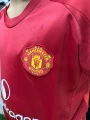 Футбольная форма детская Манчестер Юнайтед (Manchester United) 2024-2025 домашняя красно-белая F0024