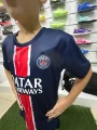 Футбольна форма дитяча ПСЖ (PSG) 2024-2025 домашня темно-синьо-червона F0028