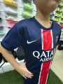 Футбольна форма дитяча ПСЖ (PSG) 2024-2025 домашня темно-синьо-червона F0028