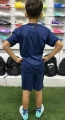 Футбольна форма дитяча ПСЖ (PSG) 2024-2025 домашня темно-синьо-червона F0028