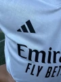 Футбольная форма детская Реал Мадрид (Real Madrid) 2024-2025 домашняя бело-черная F0031