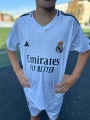 Футбольна форма дитяча Реал Мадрид (Real Madrid) Mbappe 9 2024-2025 домашня біло-чорна F0033