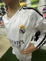 Футбольна форма з довгим рукавом дитяча Реал Мадрид (Real Madrid) 2024-2025 домашня біло-чорна F0036
