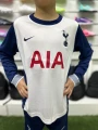 Футбольна форма з довгим рукавом дитяча Тоттенхем (Tottenham) 2024-2025 домашня темно-синьо-біла F0039