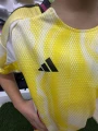 Футбольна форма дитяча Ювентус (Juventus) 2024-2025 виїзна жовто-біла F0040