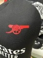 Футболка Арсенал (Arsenal) 2024-2025 выездная черно-красно-зеленая F0042