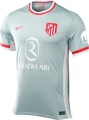 Футболка Атлетико Мадрид (Atletico Madrid) 2024-2025 виїзна сіро-біло-червона F0046
