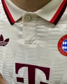 Футболка Бавария (Bayern Munich) 2024-2025 резервная бежево-красная F0049