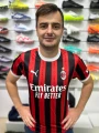 Футболка Мілан (Milan) 2024-2025 домашня червоно-чорно-біла F0057