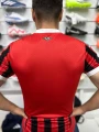 Футболка Мілан (Milan) 2024-2025 домашня червоно-чорно-біла F0057