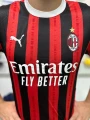 Футболка Мілан (Milan) 2024-2025 домашня червоно-чорно-біла F0057