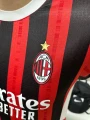Футболка Мілан (Milan) 2024-2025 домашня червоно-чорно-біла F0057