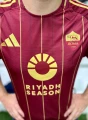 Футболка Рома (Roma) 2024-2025 домашня бордово-золота F0063