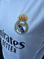 Футбольна форма Реал Мадрид (Real Madrid) 2024-2025 домашня біло-чорна F0087